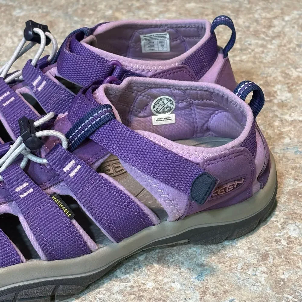 Keen Children's Purple Lavender Newport H2 Hiking Outdoor Water Shoes Size 5